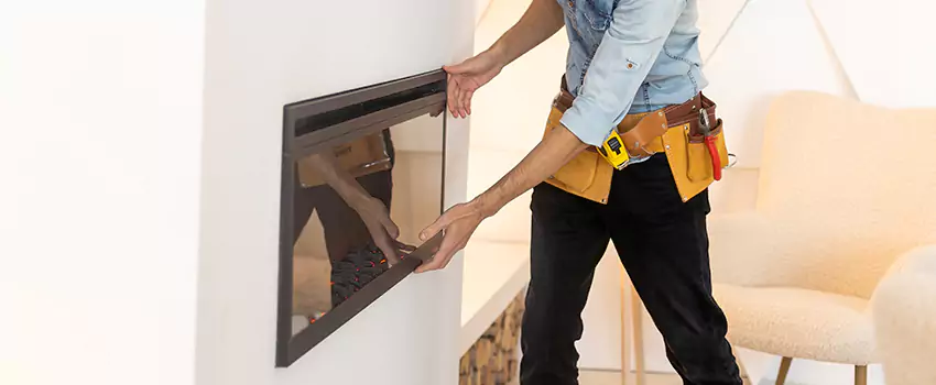 Metal Fireplace Installation in Marco Island, Florida